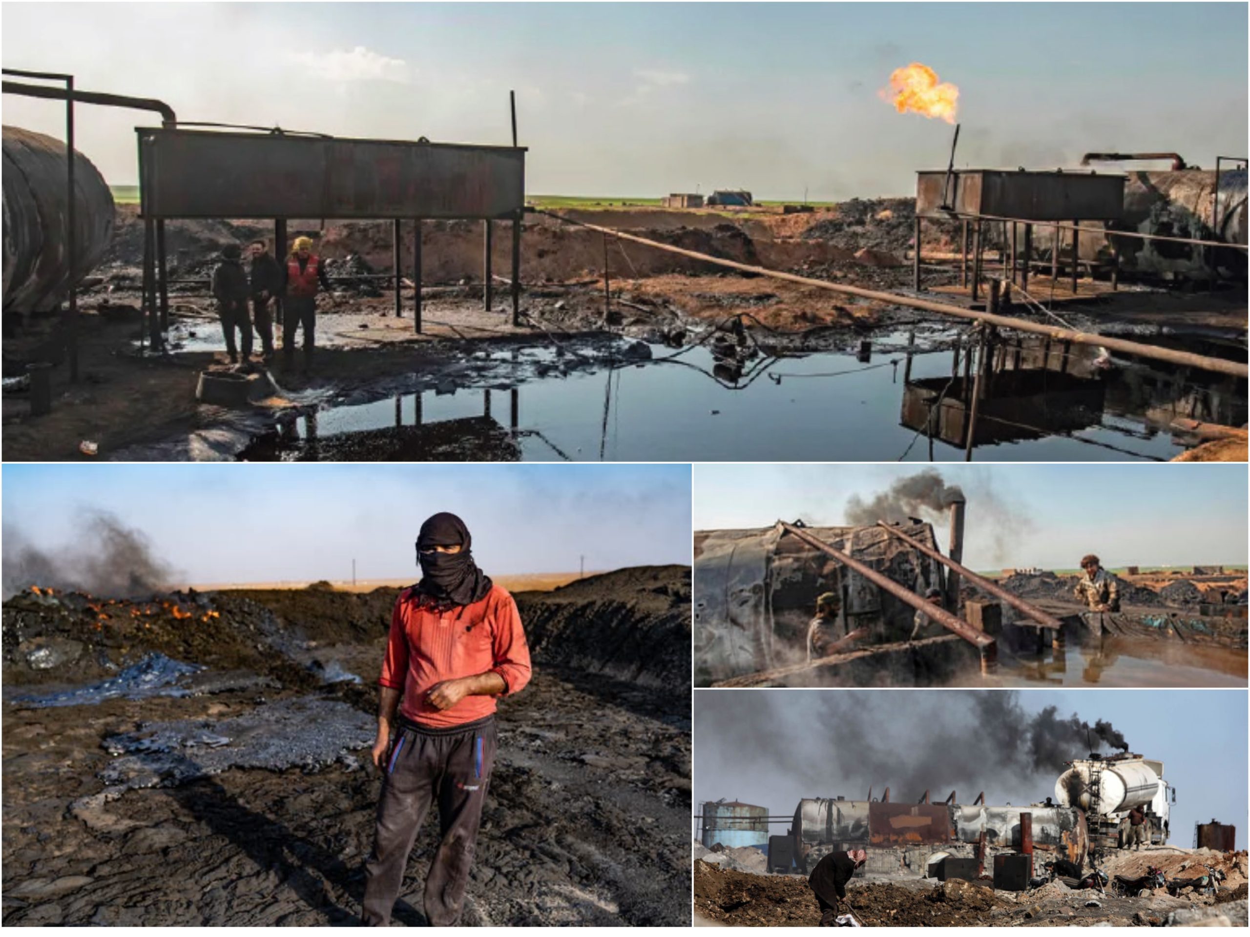 Examples of Environmental Devastation from Unsophisticated Oil Field Practices